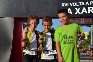 Podio categoría Pre-Benjamin masculino