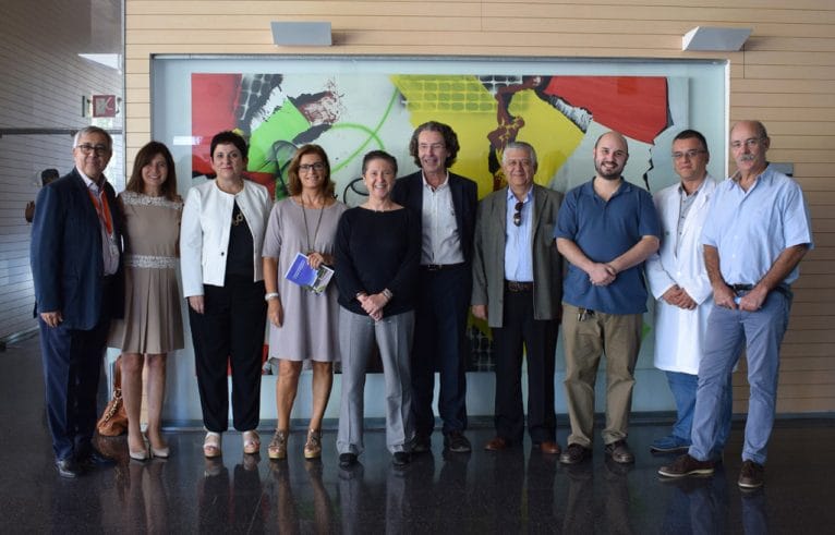 Ponentes de la jornada sobre vacunación en el Hospital de Dénia