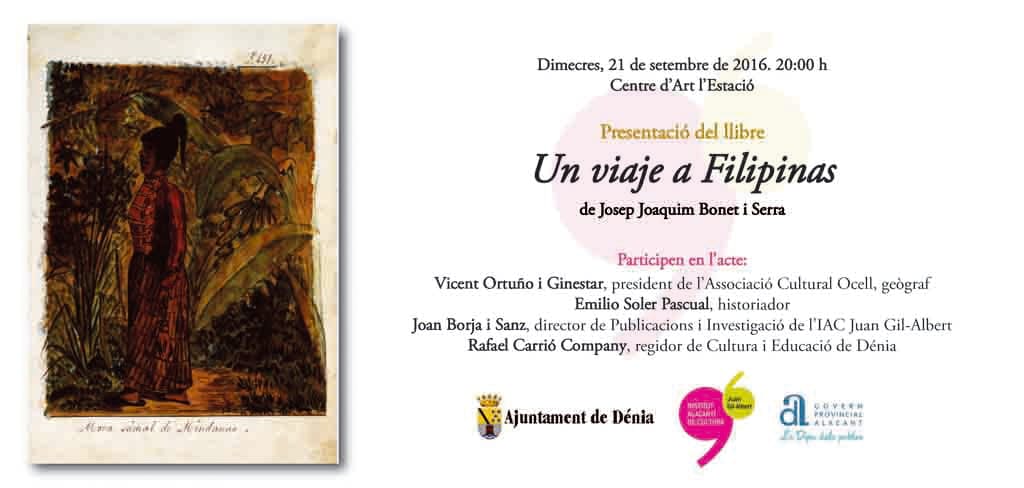 Presentación del libro "Un Viaje a Filipinas" 1 Presentación del libro "Un Viaje a Filipinas"