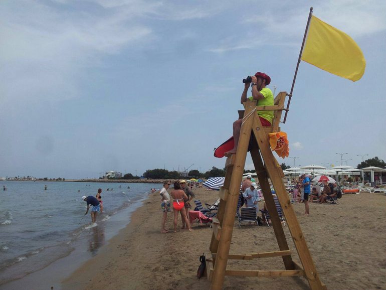 Puesto de vigilancia de playas en Dénia
