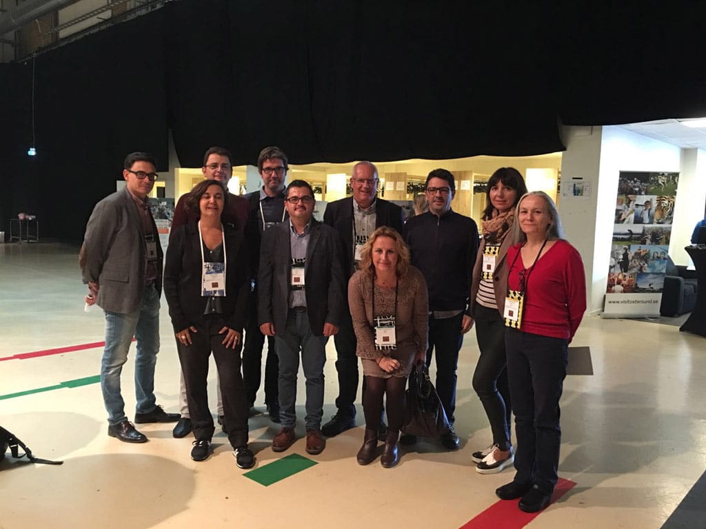 Reunión Ciudades Creativas de España en Centro de Convenciones de Östersund