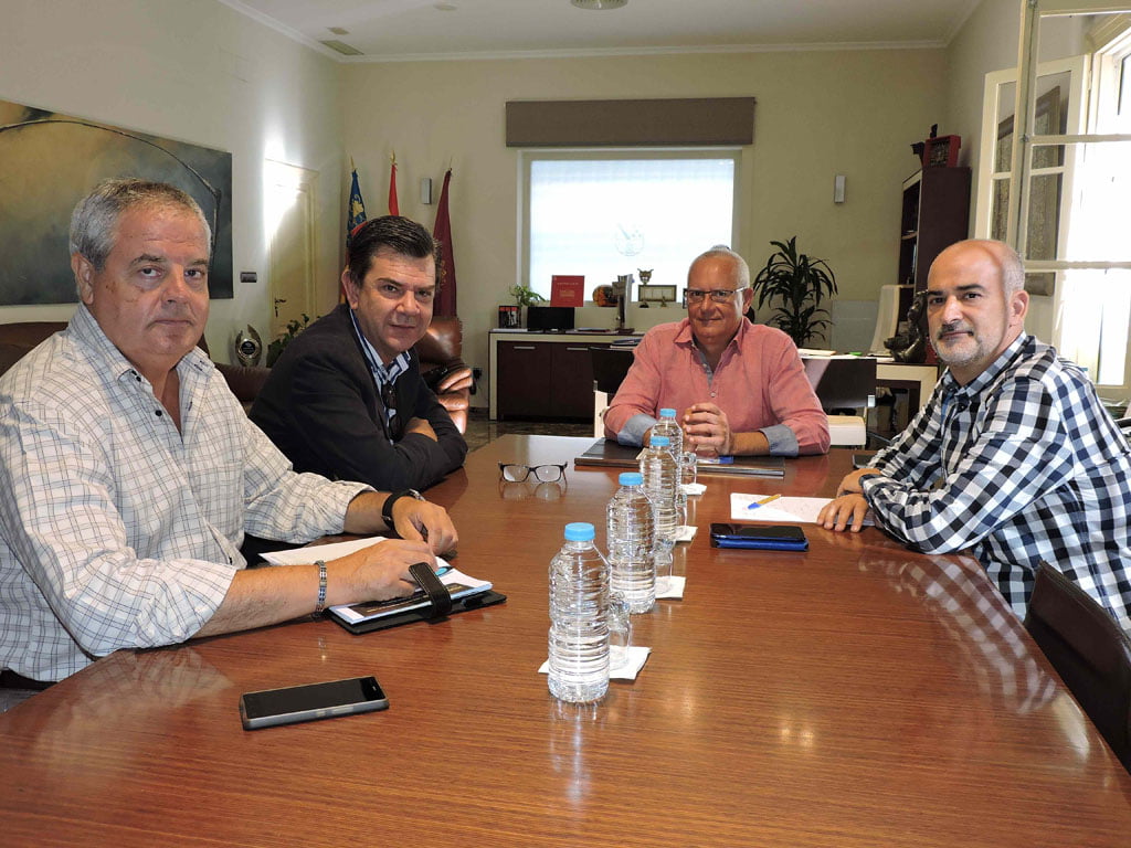 Reunión en Dénia con el subdelegado del gobierno en Alicante