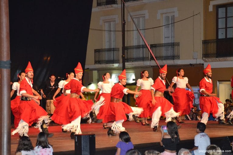 Una de las coreografias argentinas
