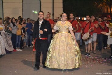 Presentación falla Diana 2017 – Llegada de los cargos