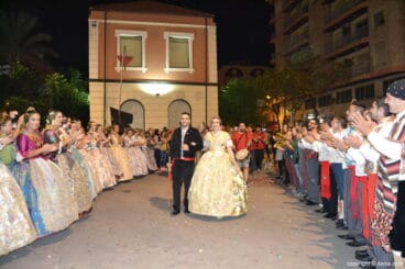Presentación falla Diana 2017 – Llegada de los cargos