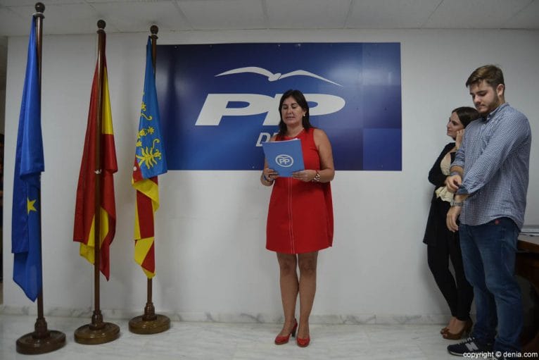 Acto 9 d'Octubre PP Dénia - Discurso de María Miut