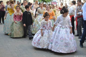 Presentación infantil falla Centro 2017 – Llegada de la comisión