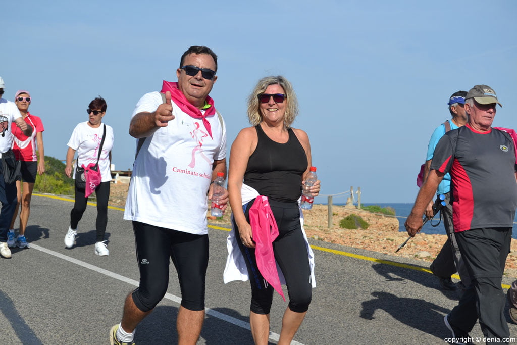 IV Caminata por el Día Mundial del Cáncer de Mama Dénia – participantes en Les Rotes