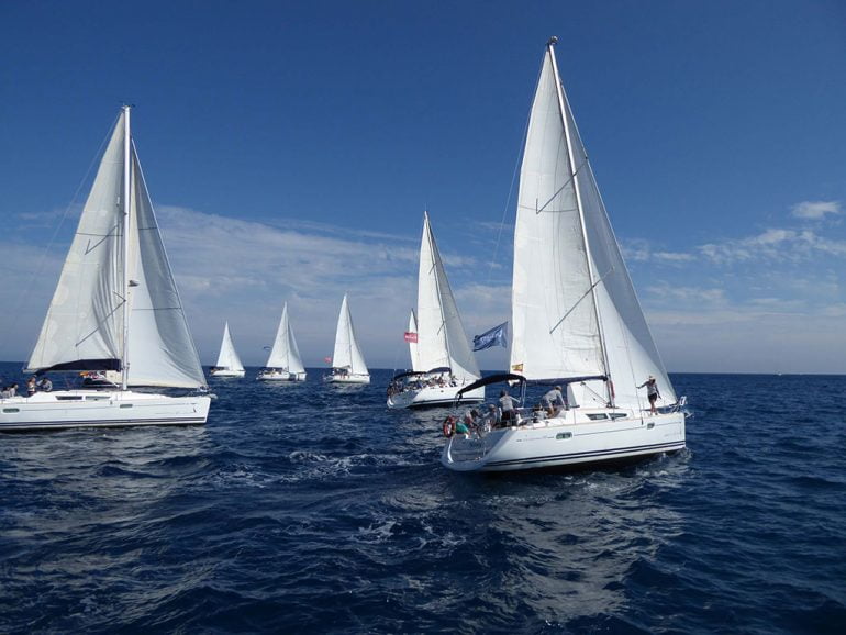 Barcos en el III Trofeo Dénia