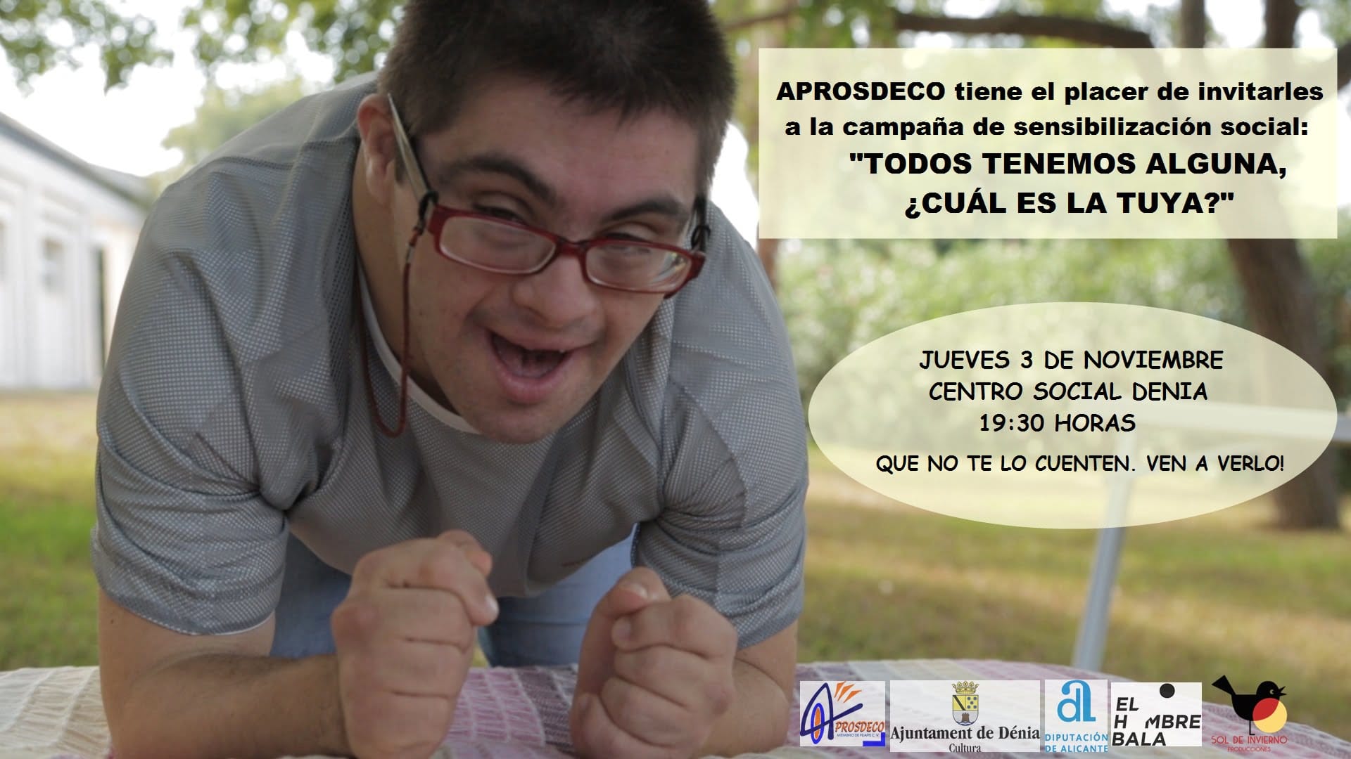 Campaña de sensibilización Aprosdeco