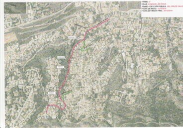 cortes en el cami coll de pous