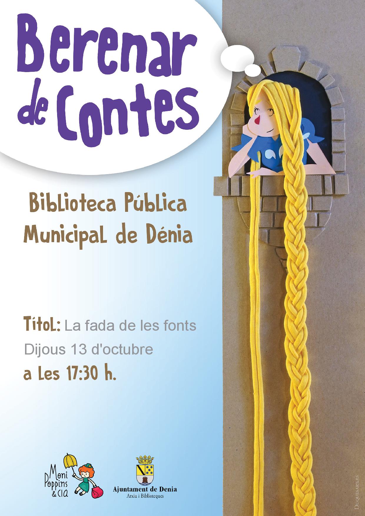 Cuentacuentos Biblioteca Denia 13 octubre