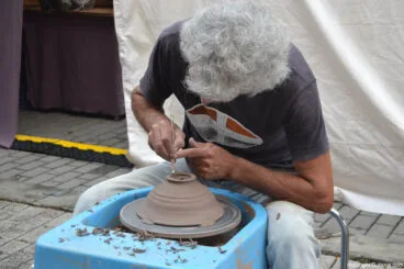 Feria del 9 d’Octubre Dénia – Demostración de alfarería