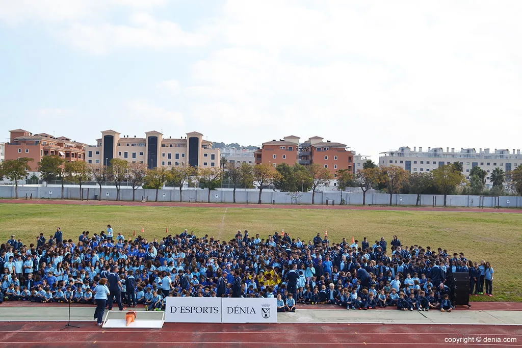 El golf es la novedad en la presentación de las Escuelas Deportivas Municipales 2 Formación conjunta de las 17 escuelas deportivas