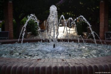 fuente de la glorieta del pais valencia de denia