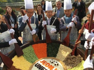 inauguracion de la demostracion gastronomica