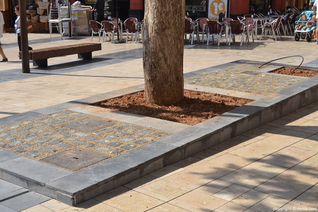 Jardineras de la plaza del Ayuntamiento