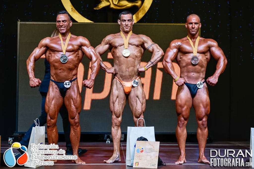 Juan Francisco Sarrión en el podio