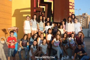 La falla Oeste en el Museu Faller de Gandía