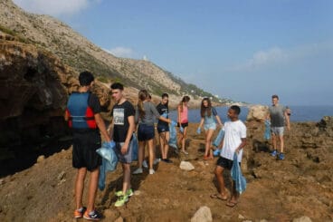 Limpieza marina desde tierra