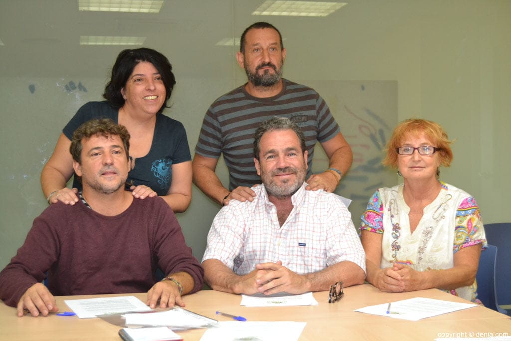 Miembros de la plataforma SOS Natura Marina Alta