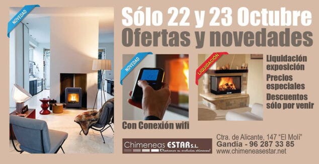oferta chimeneas estar