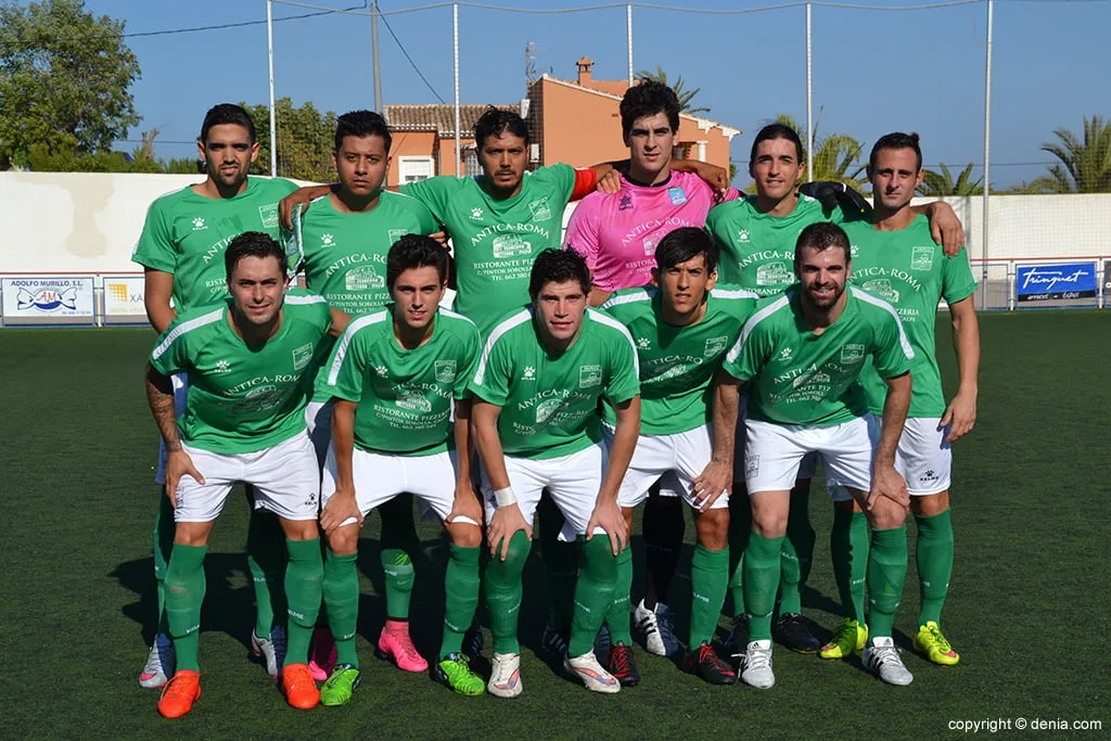 El CD Dénia visita a un duro rival como es el Calpe CF 1 Once del Calpe CF en Xàbia