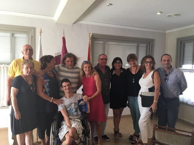 Pascual y Jimmy con los rotarios