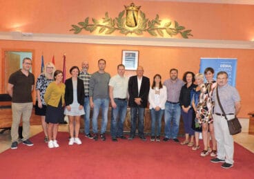 Recepción en el Ayuntamiento a los participantes en el programa
