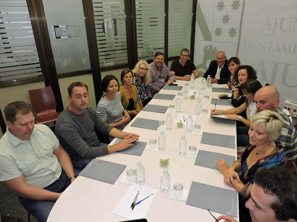 Reunión con los participantes del programa Erasmus +