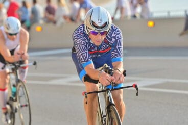 Sergio Alberola en el segmento ciclista