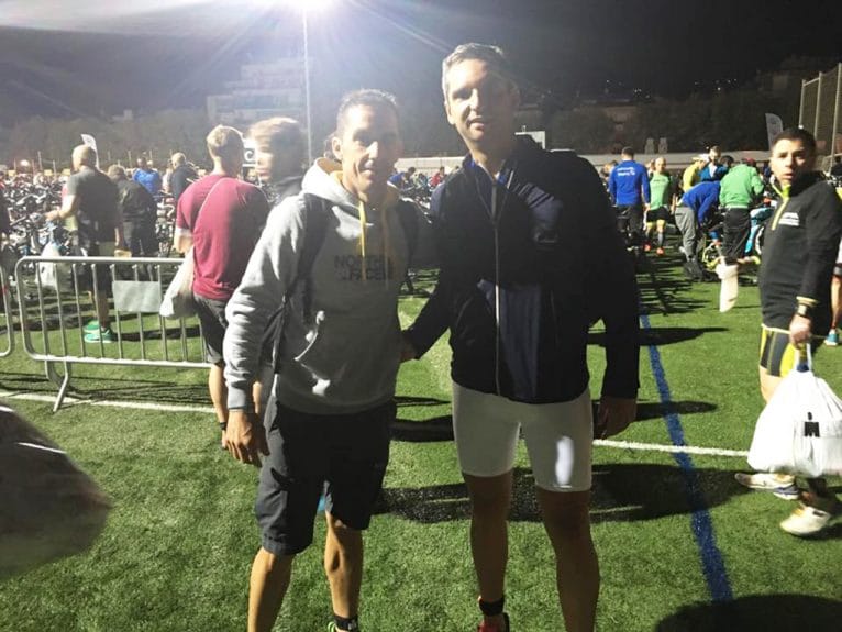 Sergio Alberola junto a Luis Hortigüela