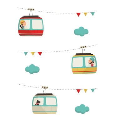 Teleférico Tutticonfetti