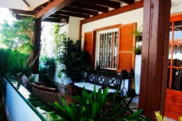 Terraza exterior de la casa Euroholding