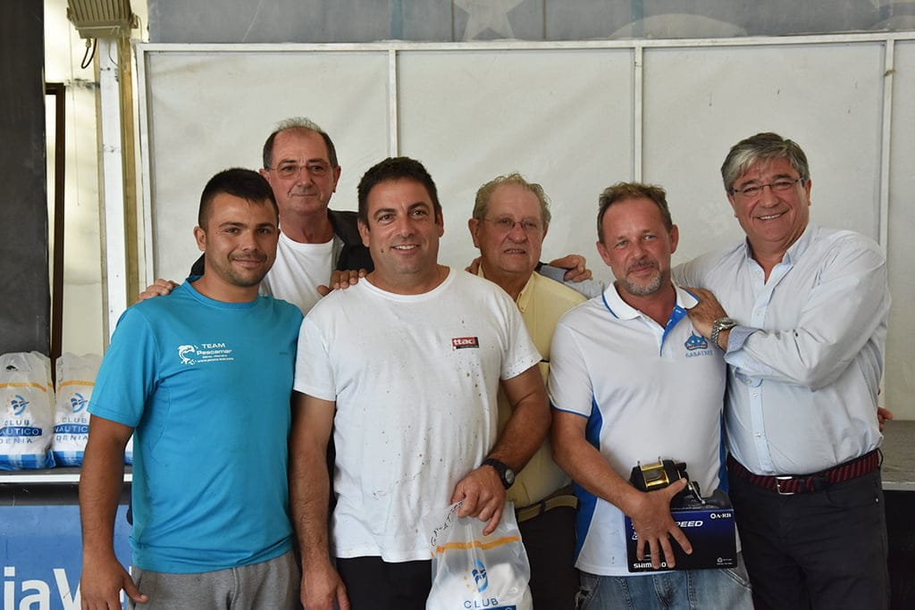 David Branchu fue el vencedor del Concurso de Pesca Curricán Bajura 1 Tripulación del barco Gabatxet
