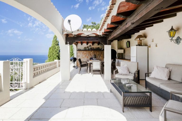 Vistas al mar de la casa Quality Rent a Villa