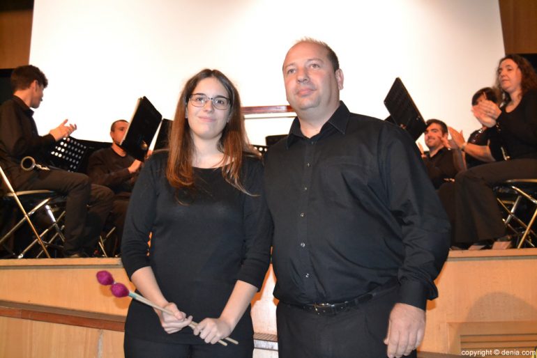 Concierto de Santa Cecilia de la Banda de Dénia - Apadrinamiento de Sara Pérez