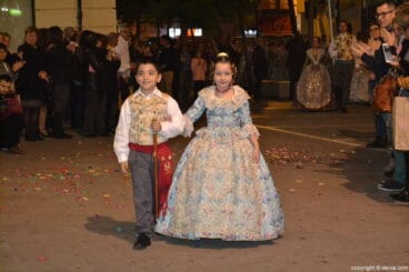 Presentación falla Oeste 2017 – Llegada de Neus y Martín