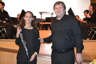 Concierto de Santa Cecilia de la Banda de Dénia – Apadrinamiento de María Vives