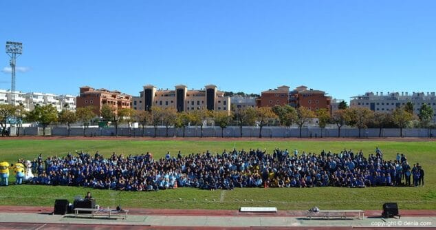 alumnos de todas las em deportivas de denia