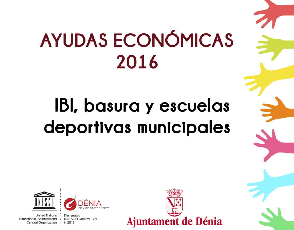 Ayudas económicas 2016 Dénia