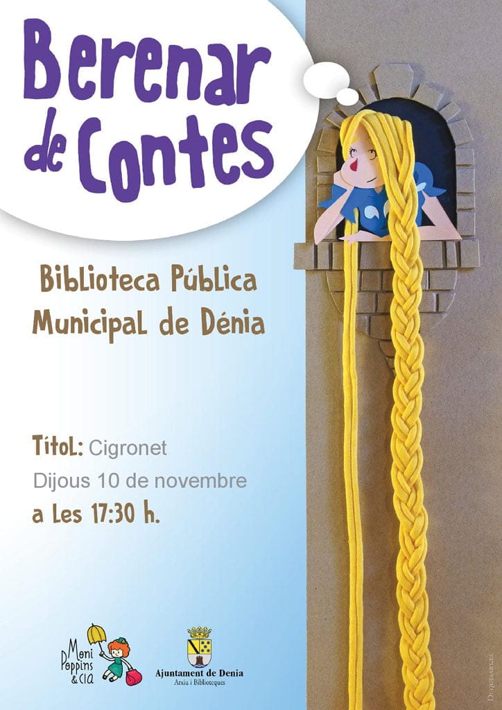 Cuentacuentos infantil 10 noviembre Dénia