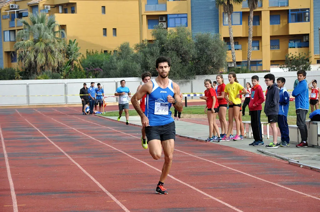 Dani Cano en la recta de meta