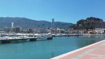 denia desde el puerto