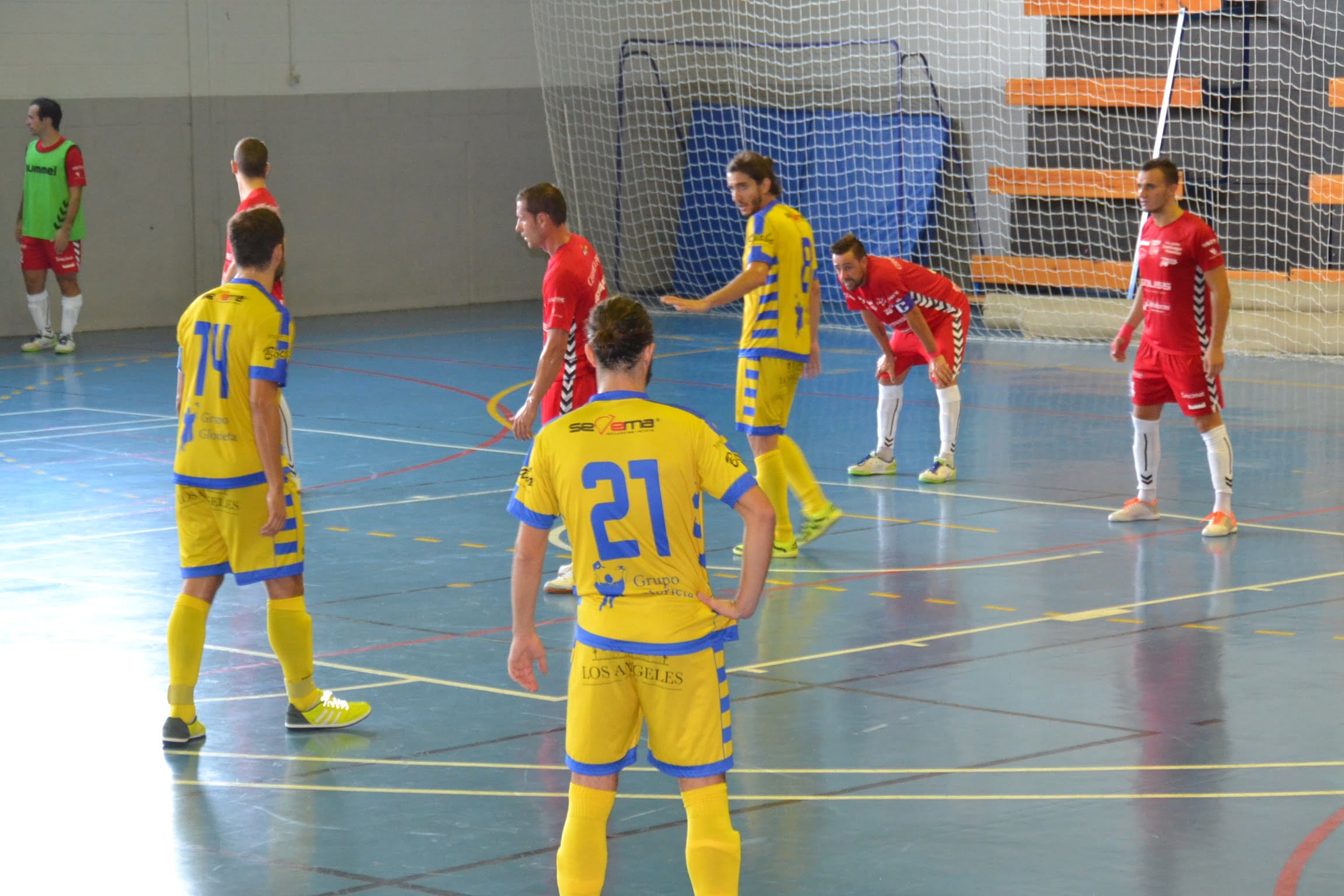 El Dénia FS atacando al Talavera FS