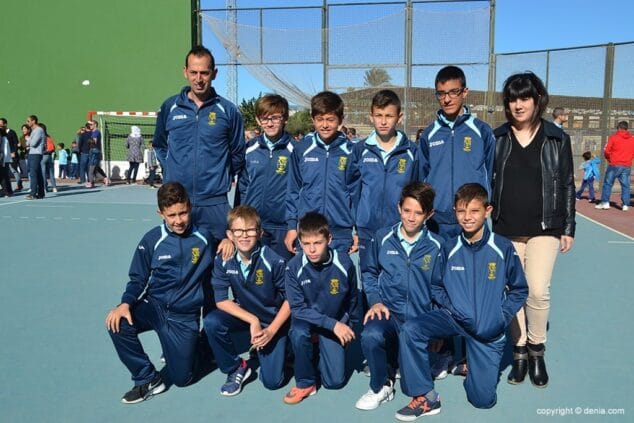equipo alevin em futbol base denia