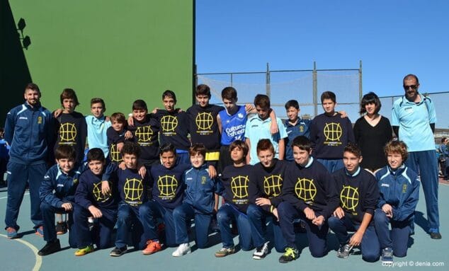 equipo alevin mas em denia basquet