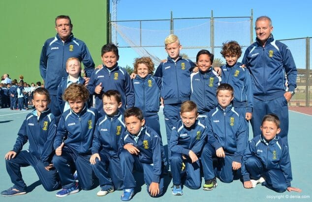 equipo benjamin em futbol base denia