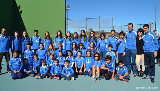 equipo em atletismo