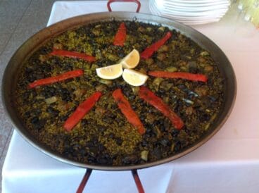 La paella de ‘faves i carxofa’Restaurante-Isa